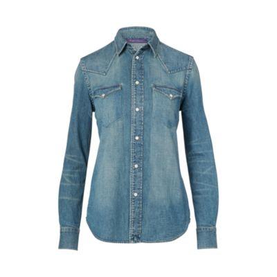 Ralph Lauren Denim Western Shirt Indigo
