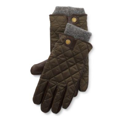 Ralph Lauren Quilted Field Gloves Company Olive
