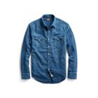 Ralph Lauren Buffalo Indigo Denim Shirt Rl 975 Indigo