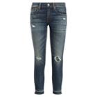 Ralph Lauren Tompkins Skinny Crop Jean Dark Indigo