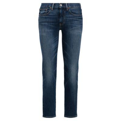 Ralph Lauren Waverly Straight Crop Jean Dark Indigo