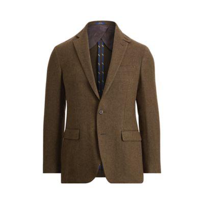 Ralph Lauren Morgan Herringbone Sport Coat Olive Loden