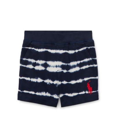 Ralph Lauren Tie-dye Cotton Jersey Short Blue Multi 6m