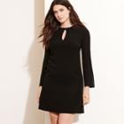 Ralph Lauren Lauren Woman Crepe A-line Dress Black