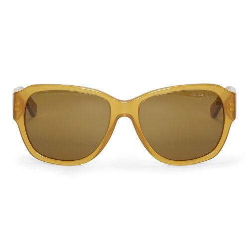 Ralph Lauren Large Overlay Sunglasses Amber
