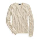 Ralph Lauren Metallic Cable-knit Sweater Metallic Taupe