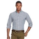 Polo Ralph Lauren Plaid Cotton Oxford Shirt Navy/pink Multi