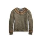 Ralph Lauren Fair Isle Wool-blend Sweater Olive Multi