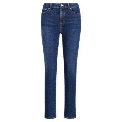 Ralph Lauren Regal Ankle Straight Jean Cadet Blue Wash 2p