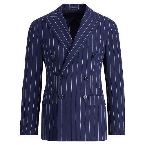 Polo Ralph Lauren Morgan Cotton-blend Sport Coat Navy And White