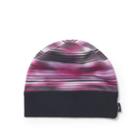 Ralph Lauren Lauren Striped Fleece-lined Hat Pink City Stripe