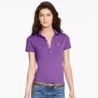 Ralph Lauren Women's Polo Shirt Rugby Purple
