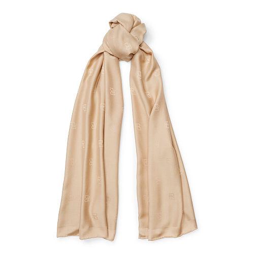 Ralph Lauren Rl Silk-wool Scarf Camel
