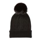 Polo Ralph Lauren Cable-knit Cashmere Hat Polo Black