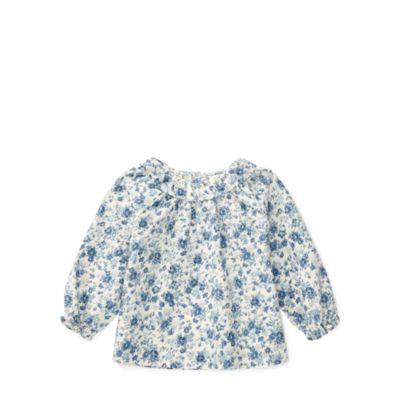 Ralph Lauren Floral-print Cotton Top Monica Floral Print 6m