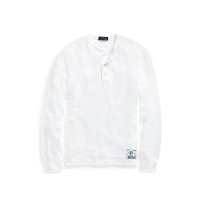 Ralph Lauren Cotton-blend Henley Shirt White