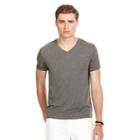 Polo Ralph Lauren Cotton Jersey V-neck T-shirt City Grey Heather