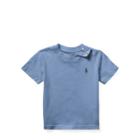 Ralph Lauren Cotton Jersey Crewneck T-shirt Capri Blue 3m