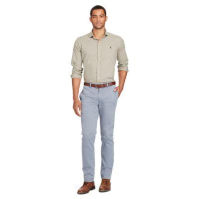 Ralph Lauren Straight Fit Cotton Chino Blueberry