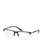 Ralph Lauren Rl Hinge Rimless Eyeglasses Semi-shiny Black