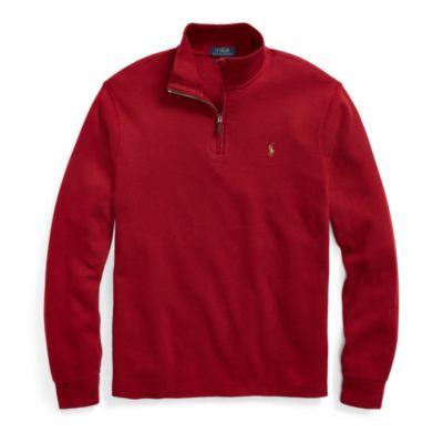 Ralph Lauren Estate Rib Half-zip Pullover Holiday Red 2xl Tall