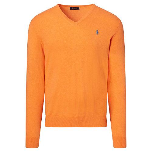 Polo Ralph Lauren Cotton-cashmere Sweater Beach Orange Heather