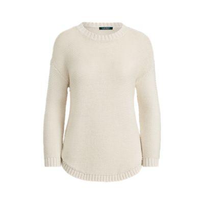 Ralph Lauren Ribbed Crewneck Sweater Mascarpone Cream Sp