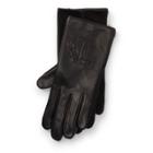 Ralph Lauren Leather-lambswool Gloves Black/black