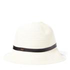 Ralph Lauren Lauren Woven Straw Cloche Hat Cream/black