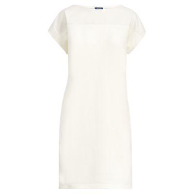 Ralph Lauren Wool-blend Shift Dress Sandtrap