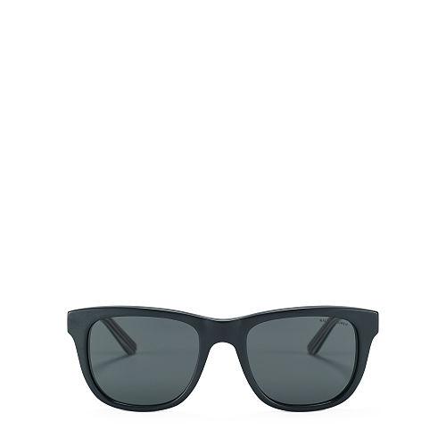 Ralph Lauren Nautical-striped Sunglasses Matte Black