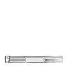 Ralph Lauren Large Engine-turned Tie Bar Silver