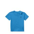 Ralph Lauren Cotton Jersey Crewneck T-shirt Kite Blue 6m