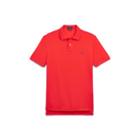 Ralph Lauren Custom Slim Fit Mesh Polo Bright Hibiscus/blue Pp