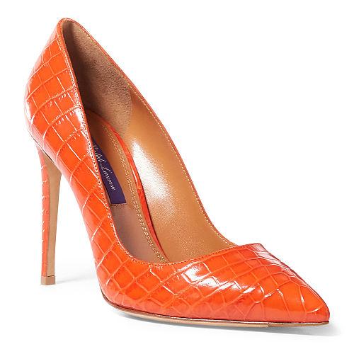 Ralph Lauren Alligator Celia Pump