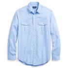 Polo Ralph Lauren Standard Fit Beach Twill Shirt Spinnaker Blue