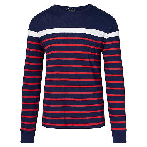 Polo Ralph Lauren Standard Fit Cotton T-shirt Newport Navy Multi