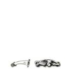 Ralph Lauren Sports-car Cuff Links Silver/black