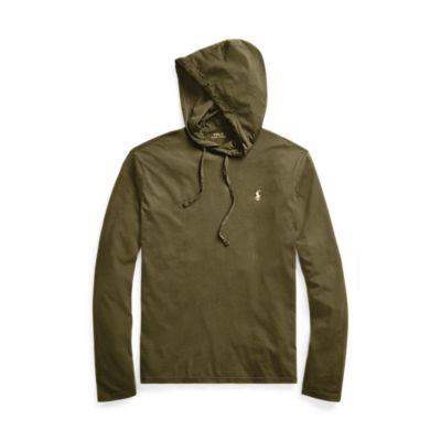 Ralph Lauren Cotton Jersey Hooded T-shirt Defender Green