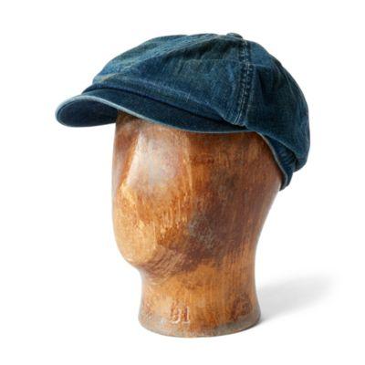 Ralph Lauren Denim Newsboy Cap Medium Indigo
