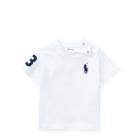 Ralph Lauren Cotton Jersey Crewneck T-shirt White 18m