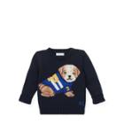 Ralph Lauren Dog Cotton-blend Sweater Hunter Navy 6m