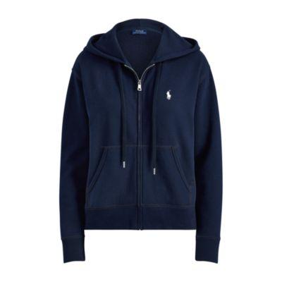 Ralph Lauren Lightweight Fleece Hoodie Aviator Navy