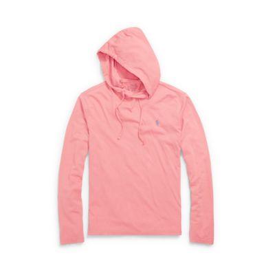 Ralph Lauren Weathered Cotton Hoodie Hyannis Red