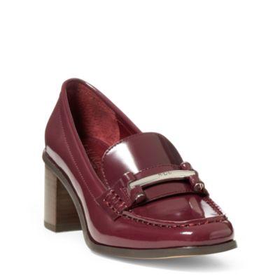 Ralph Lauren Dalena Leather Loafer Port