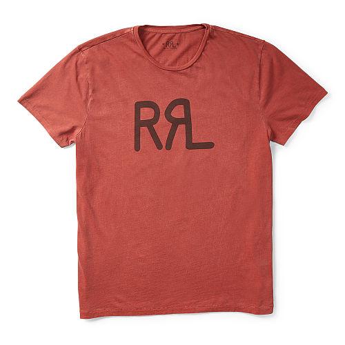 Ralph Lauren Rrl Cotton Jersey Graphic T-shirt Fox Red