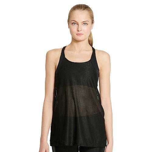 Polo Ralph Lauren Drapey Mesh T-back Tank Polo Black