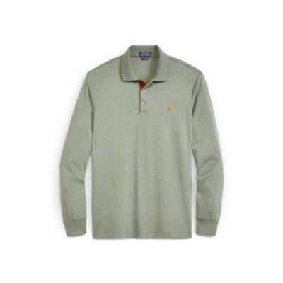 Ralph Lauren Classic Fit Long-sleeve Polo Denim Green Heather