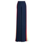 Ralph Lauren Daria Striped Wide-leg Pant Regatta Navy