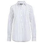 Ralph Lauren Lauren Striped Cotton Tunic Blue/white